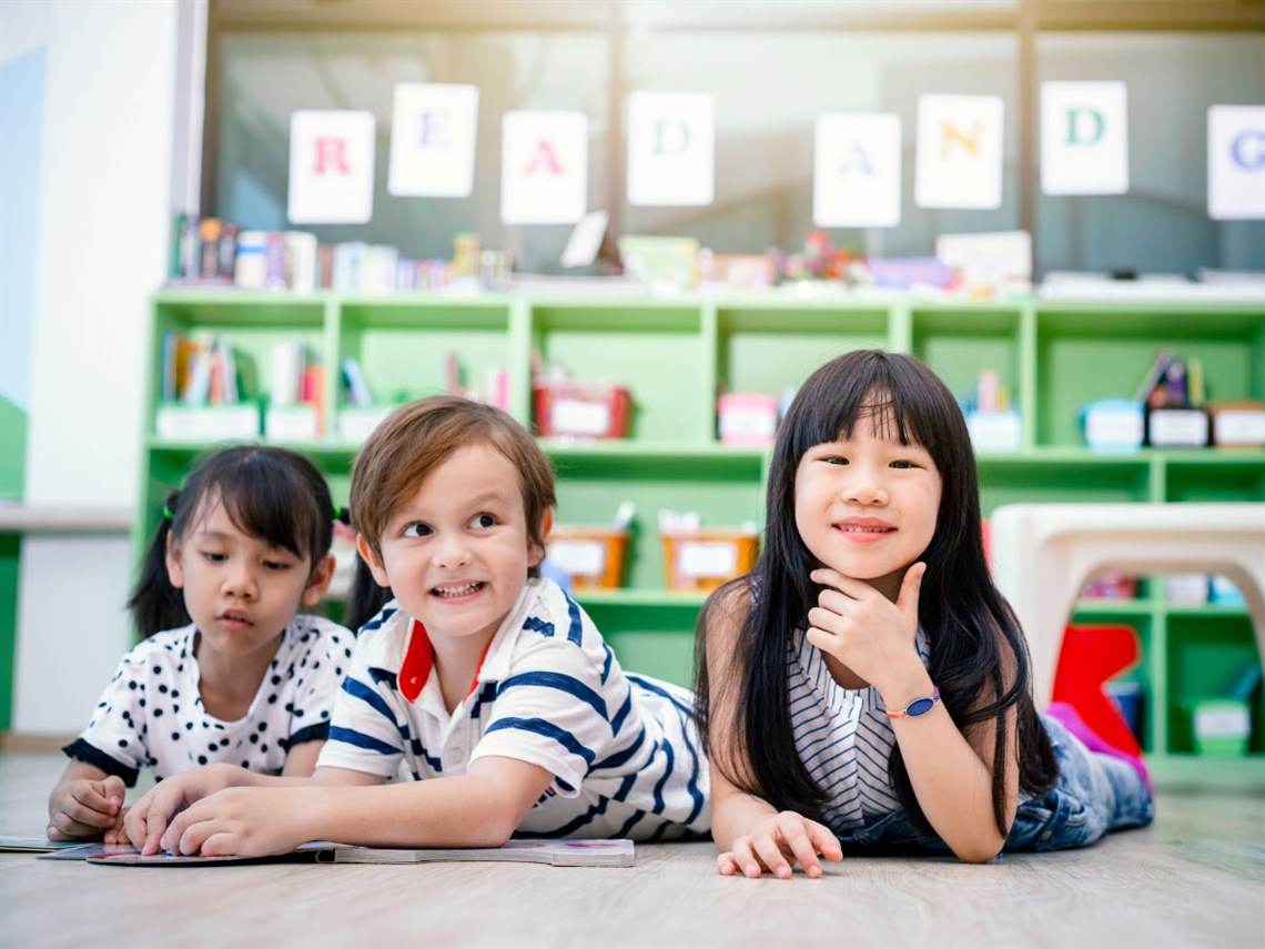 Story time at the Menlo Park library