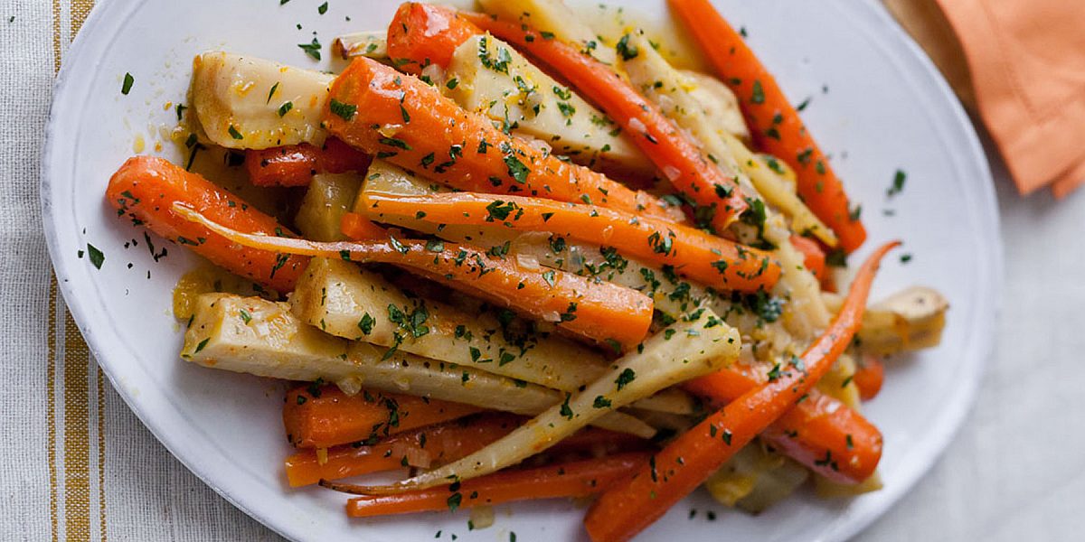 Orange-Braised Carrots and Parsnips from the Barefoot Contessa cookbook are one of the best recipes for thanksgiving.