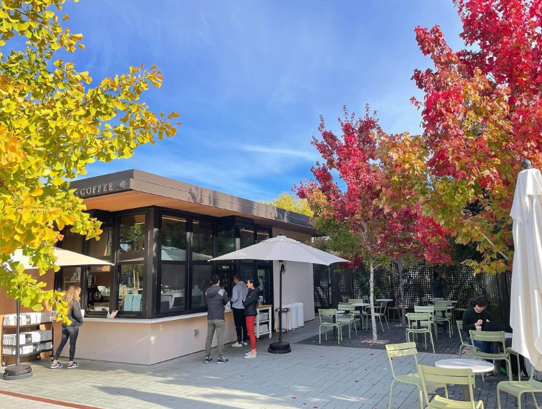 Saint Frank's Coffee in Menlo Park.  Menlo Park Coffee